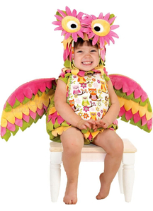 Colorful Owl Toddler Costume