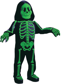 Green Skeleton 3D Toddler Costume