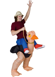 Inflatable Ollie Ostrich Adult Costume