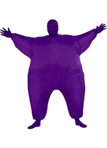 Inflatable Skin Suit Purple Adult