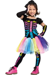 Punky Skeleton Toddler Costume
