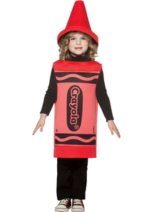 Red Crayola Toddler Costume