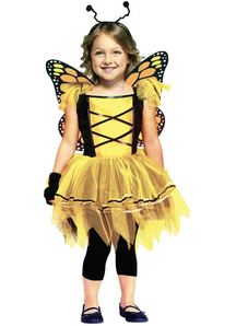 Yellow Butterfly Toddler Costume