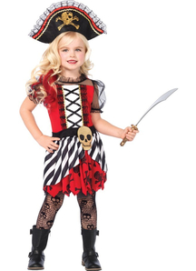 Beautiful Pirate Child Costume
