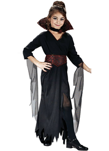 Beautiful Vampiress Child Costume