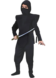 Black Ninja Soldier Child Costume