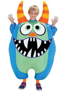 Blue Inflatable Scareblown Child Costume