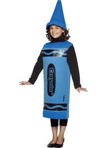 Blue Pencil Crayola Child Costume