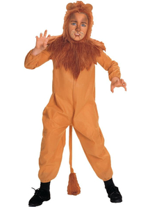 Cowardly Lion Wizard Of Oz Child Costume