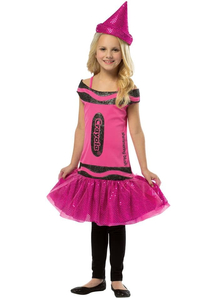 Crayola Pencil Sequin Pink Child Costume
