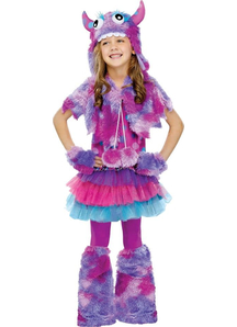 Cute Purple Monster Child Costume
