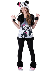 Funny Panda Child Costume