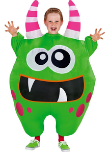 Green Inflatable Scareblown Child Costume