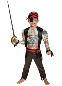 Pirate Muscle Toddler Costume