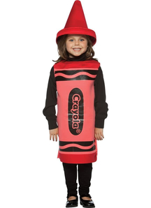 Red Crayola Child Costume