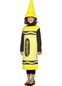 Yellow Crayola Kids Costume