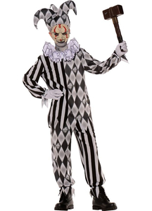 Zombie Harlequin Child Costume