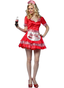 Coca Cola Girl Adult Costume