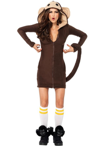 Cozy Monkey Adult Costume