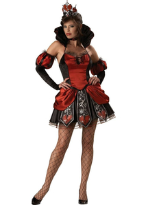 Dark Queen Of Hearts Adult Costume