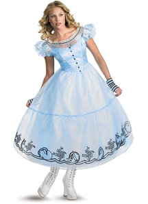 Deluxe Alice In Wonderland Adult Costume