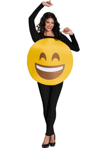 Emoji Smile Adult Costume