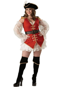Lady Pirate Adult Plus Size Costume