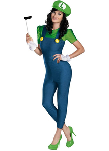 Luigi Female Adult Costume