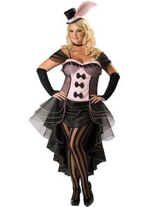 Miss Burlesque Adult  Plus Size Costume