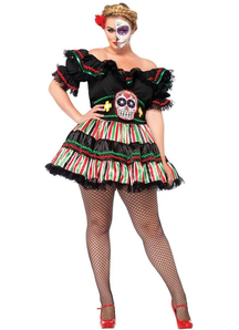 Miss Day Of The Dead Adult Costume
