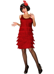 Red Flapper Adult Costume
