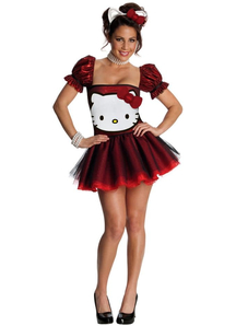 Red Hello Kitty Adult Costume