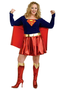 Supergirl Adult Costume Plus Size