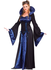 Vampiress Blue Adult Costume