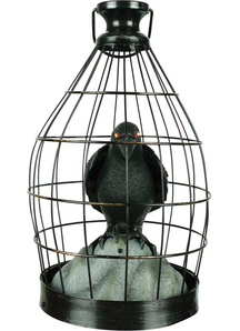 Animated Crow In A Cage