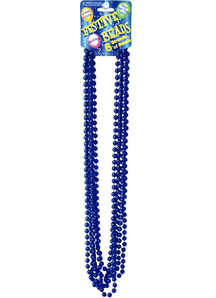 Beads 33In 7 1/2Mm Royal