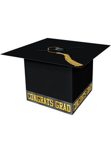 Black Graduation Cap Card Box.