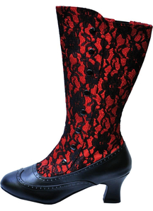 Boot Spooky Red Size 8