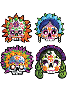 Day Of The Dead Masks. Holiday Decoration.