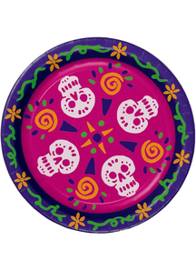 Day Of The Dead Plates. Table Decoration.