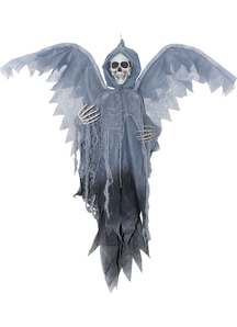 Grey Winged Reaper 3 Ft. Halloween Props.