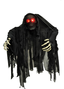 Hanging Black Wrapped Ghoul