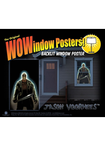 Jason Voorhees Window Poster. Walls, Doors, Windows Decorations.