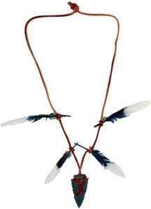 Native Warrior Arrowhead Neckl
