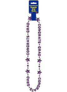 Purple Beads. Graduation Decorations.
