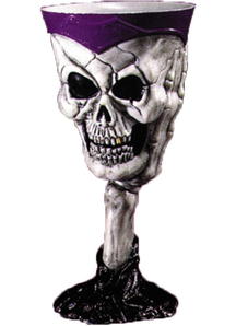 Skull Goblet. Halloween Table Decorations.