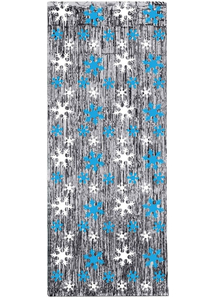 Snowflake Curtain. Holiday Decorations.
