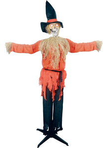 Standing Scarecrow With A Moving Jaw
