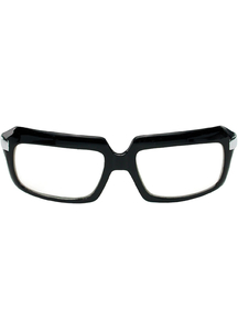 Glasses 80'S Scratcher Blk Clr - 15315