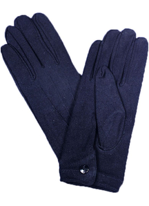 Gloves Nylon W Snap Mens Black